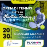 Sporting Club: in scena la Festa del Tennis. Sabato 20 premiazione dei tornei e start all’Open “Città di Martina Franca”